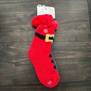 Cappelli Christmas Slipper Socks 2 pair & Scrunchie Set NWT